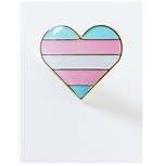 Transgender heart pin